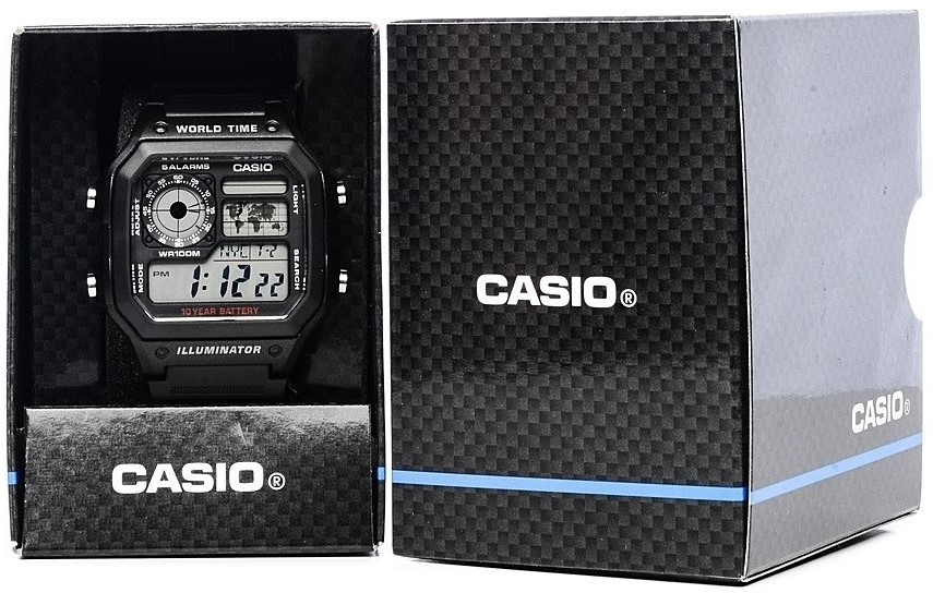 Мужские часы CASIO Collection AE-1200WH-1A