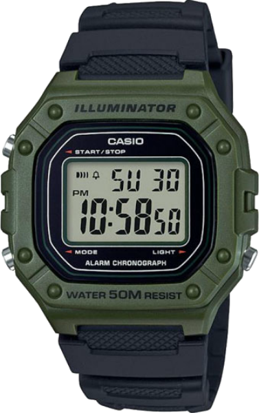 Унисекс часы CASIO Collection W-218H-3A
